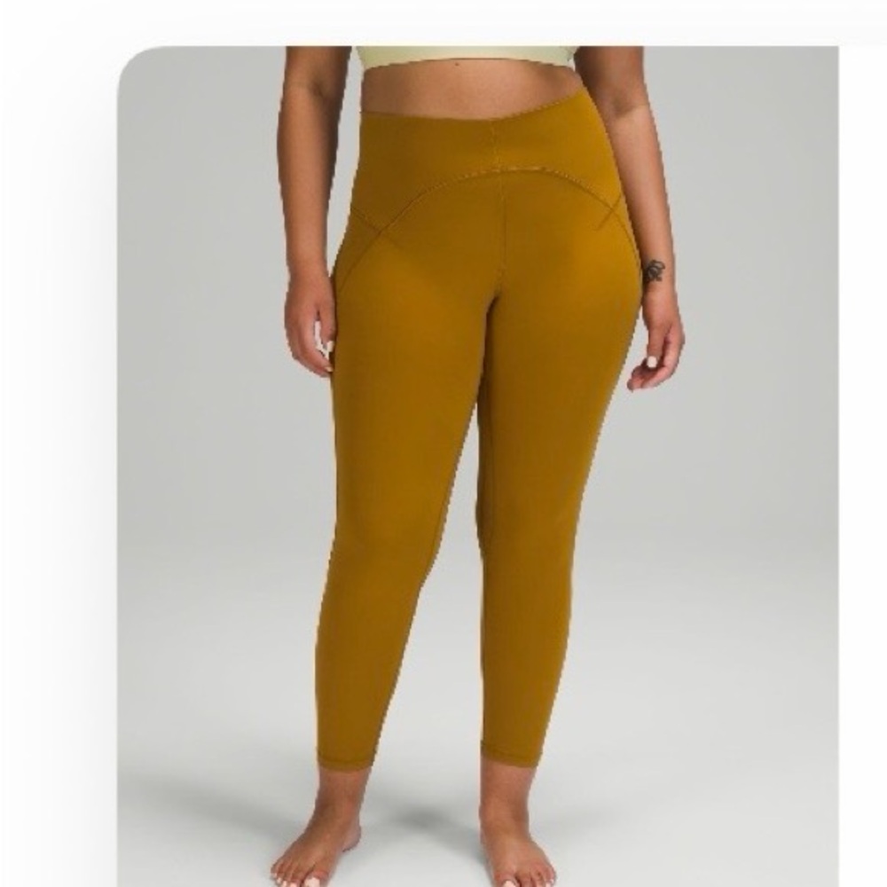 lululemon athletica High‑Rise Mustard Brown Leggings